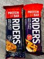 Riders protein bar, cereal bar with orange and peanut, cereal bar with Berries and peanut 40g.. 
