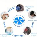 Blue PVC Gel Ice Pack - Adjustable Cooling Pad for Helmets & Hats | Reusable Cold Compress Travel Portable Outdoor Accessory. 