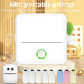 X6 mini HD portable printer sticker label Bluetooth pocket thermal printer with Rolls paper for student note inkless printing.