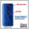 Xiaomi Redmi 8 Back Shell / Back Panel / Back Replacement Part With Main Camera Glass - Premium Quality.