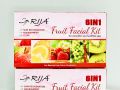 RIJA 6 Step Fruit Facial Kit For Smoother & Healthier Skin,For Blemish Free,Fairer Complexion, For Skin Rejuvenation,Nourishment & Glow.. 