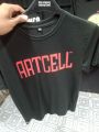 Artcell band  o neck, half sleeve, black, premium t-shirt. 