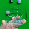 5 Holes Billiard Rod Trainer Billiards Straightness Trainer Billiard Hitting Exerciser Acrylic Pool Cue Strokes Training Device. 