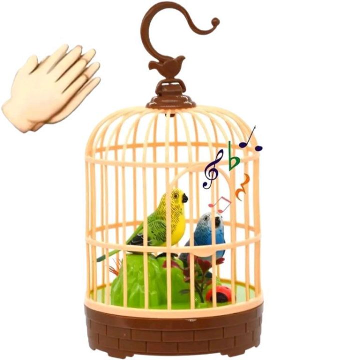Cute Mini Bird Cage Toy|Recording Function Bird Cage Toy For All|Best Gift Item For Kids|Voice Control  Cute Mini Bird Cagerc |Recording Function Automatically  Play|kotha bola auto pakhir khacha bacchader jonno