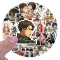 50Pcs Attack on Titan Stickers DIY Stickers Scrapbooking Phone Luggage Skateboard Waterproof Decals.