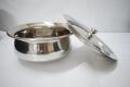 Stainless Steel serving bowl with lid | Mini serving bowl | ghee Butter Oil Pots. 