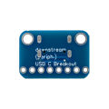 USB TYPE-C conversion board 2.54MM CC1 CC2 5.1K pull-down resistor connection. 