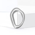 Stainless Steel Irregular Ring Brooches for Women Unisex Glossy Geometric Pins Banquet Party Backpack s Jewelry Accessories. 