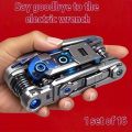 New Multifunctional Folding Screwdriver Set Wrench, Household Universal Hexagonal Combination Wrench Screwdriver. 
