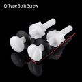 Hinge Repair Bolts Bathroom Fittings Screws Washers Set Universal Replacement Toilet Lid Seat Cover Plate Replacement Set Screws. 
