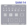 MaAnt Samsung Stencil For CPU IC Stencil Set For A10 A70 A51 Note 10 S10 S9 Exynos7870 7904 9610 Reball Balls SM5713 S2MU005X03. 