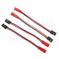 10Pack 10CM 20AWG JST Female Plug to JR Male Servo Receiver Connector Adapter Cable for Lipo RC Car Led Lights Cooling Fans.