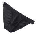 Ice Silk Briefs Men Underwear Male Wide Belt Panties U Pouch Wrinkle Back Bikini Slips Hombre Breathable Exotic Lingerie.