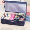 Drawer Organisers Underwear Washable Underwear Storage Box Fabric Household Closet Organizer Oxford Cloth Socks Bra Underwear Organizer With Cover. 
