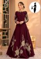 *Heavy Embroidery Neck Line ,Sleeves & Bottom Maxi. 