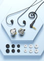 CCZ BC02 Dynamic Driver Wired Headphone High Premium Fidelity Sound Quality Earphones Monitor Noise Cancelling Gaming Headset.