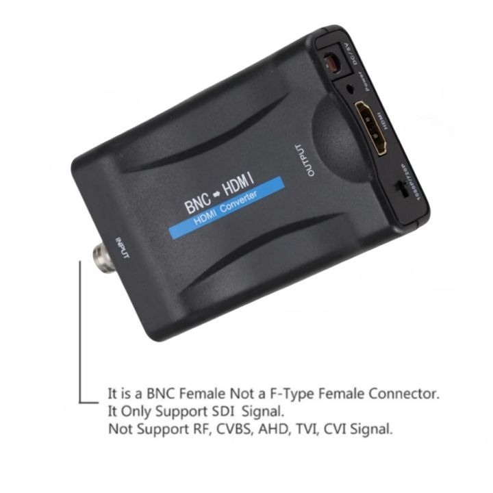 BNC%20to%20HDMI-Compatible%20Converter%20Coaxial%20Adapter%20Connector%20BNC%20Audio%20Input%20HDMI%201080P/720P%20Output%20for%20TV/Camera/DVR/Projector%20-%20Image%205