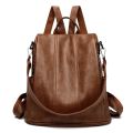 NEW Anti theft Backpack Purses High Quality Soft Leather Female Vintage Bag School Bags Travel Bagpack Ladies Bookbag Rucksack. 