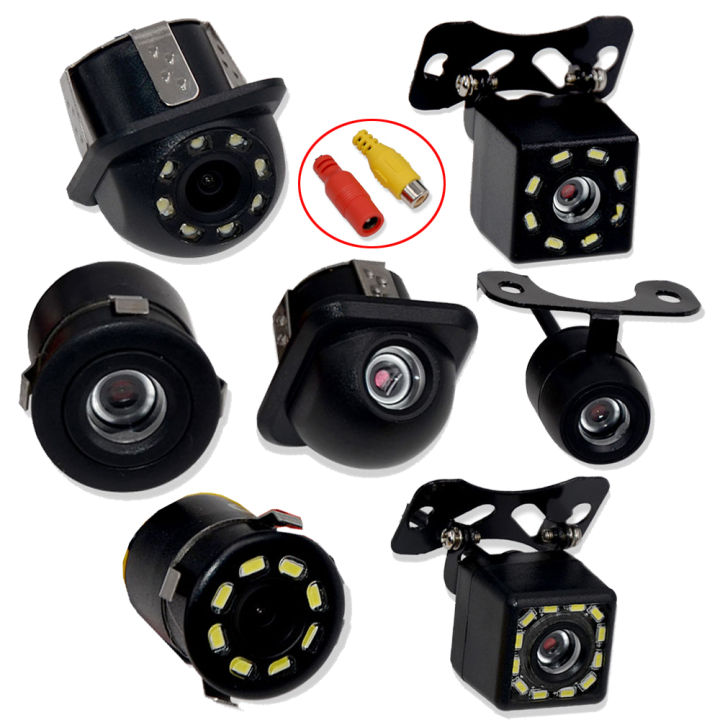 Car Rear View Camera 8 LED Night Vision Reversing Auto Parking Monitor ...