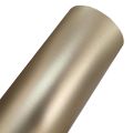 Premium Matte Champagne Gold Metallic Vinyl Wrap Film Roll Self Adhesive Decal Sticker Vehicle Car Wrapping Foil. 