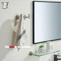 Towel Hook Brushed Nickel, SUS304 Stainless Steel Bathroom Towel Holder, Kitchen Shower Towel Hanger, Wall Mount.