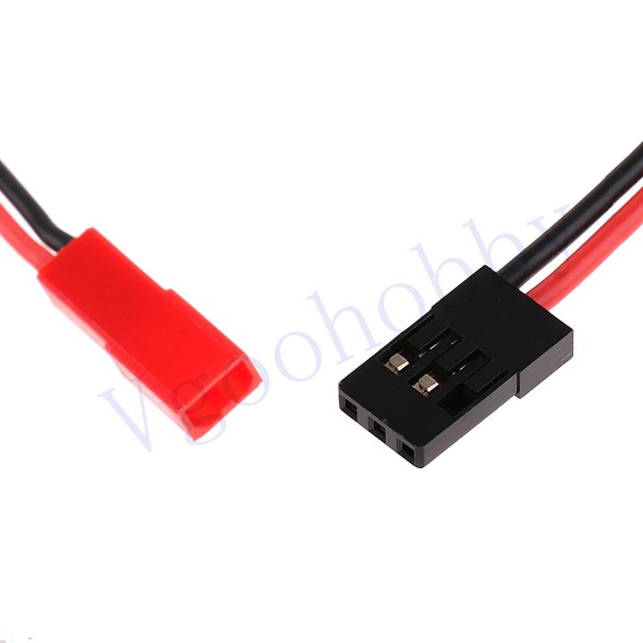 10Pack%2010CM%2020AWG%20JST%20Female%20Plug%20to%20JR%20Male%20Servo%20Receiver%20Connector%20Adapter%20Cable%20for%20Lipo%20RC%20Car%20Led%20Lights%20Cooling%20Fans%20-%20Image%203