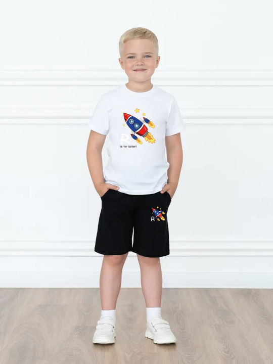 Summer%20Baby%20Boys%20Clothing%20Sets%20Kids%20Astronaut%20Space%20Short%20Sleeve%20T-Shirt%20+%20Shorts%202Pcs%20Suit%20Teens%20cotton%20Clothes%20Sport%20Outfits%20-%20Image%205