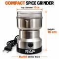 RAF grinder | electric spice grinder | masala grinder | coffee grinder | dry fruit grinder | nuts grinder | spice grinding machine | kitchen grinder. 
