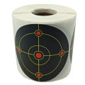 3" X 250 Pcs Black Splatter Target With Sharp Yellow Blooming Spot  Shooting Target Stickers.. 