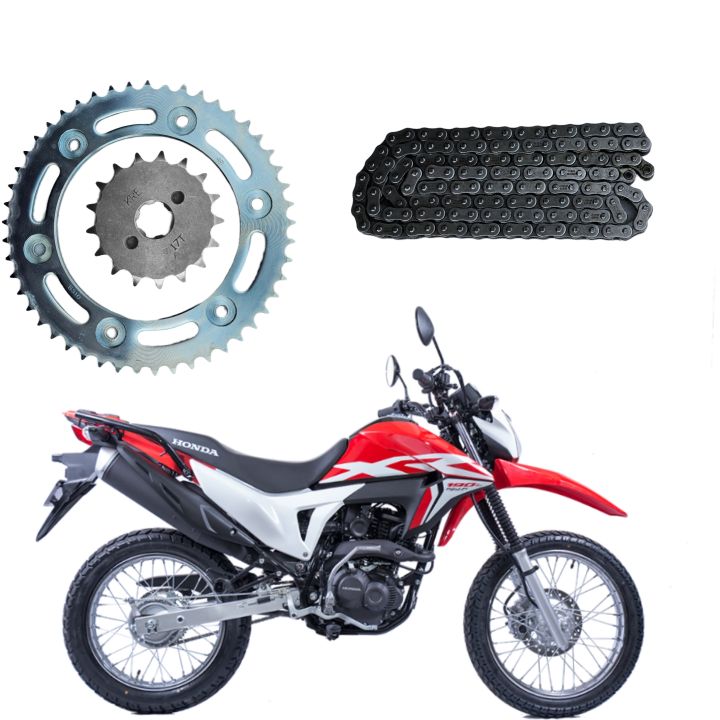 Honda XR 190L ChainSprocket Set