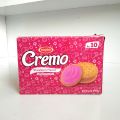 cremo strawberry biscuits mayfair cremo strawberry flavour sandwich biscuits 24 packs. 