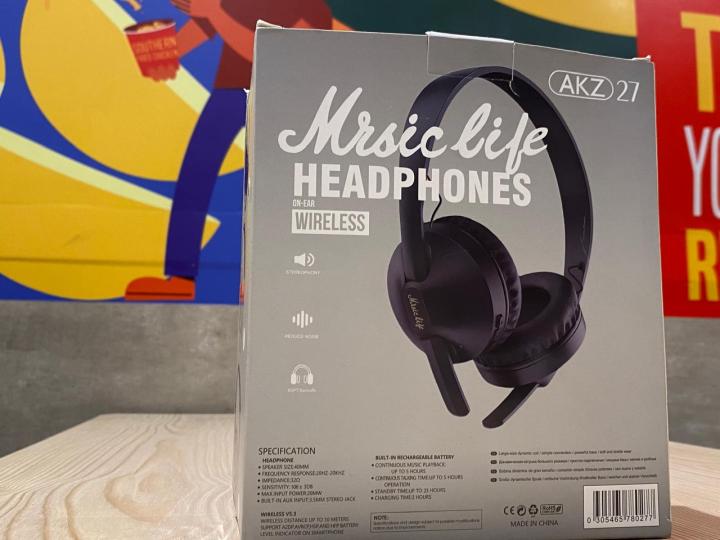 AKZ 27 Headphones Hd+Stereo wireless