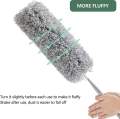 Ceiling Fan Cleaner Duster with Extension Pole - Microfiber Cleaning Tool Extended Long Handle for High Ceiling. 