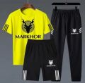 Pack Of 3 Markhor Printed Tracksuit For Men. 