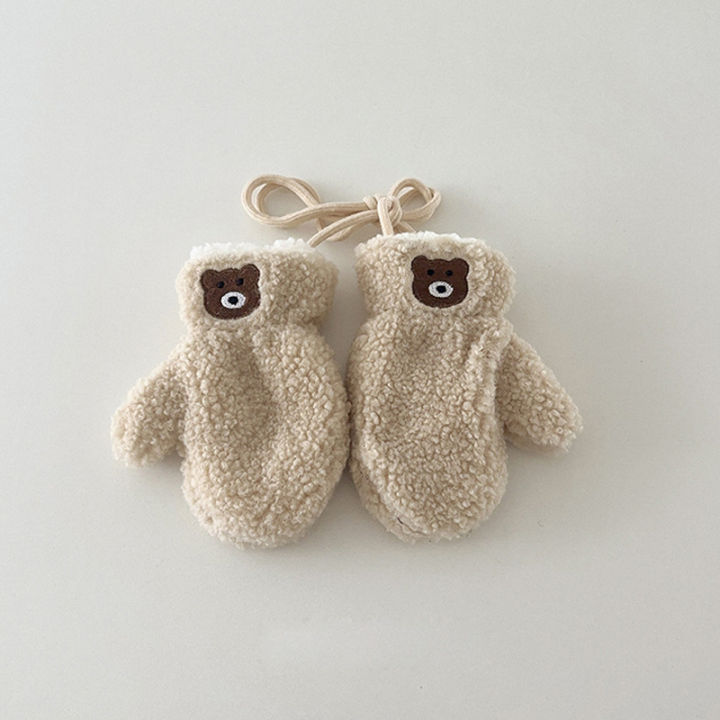 Bear%20Children%20Winter%20Mittens%20Thicken%20Warm%20Halter%20Baby%20Gloves%20for%20Girls%20Boys%20Lamb%20Wool%20Korean%20Kids%20Scarfs%20Baby%20Neck%20Warmer%202-6Y%20-%20Image%203
