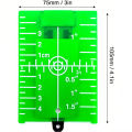 Laser Target Magnetic Floor Target Plate with Bracket, Standard Accessory suitable for Beam Laser Level, Enhanced Laser Line. 