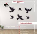 Modern 3D Art Wall Hanging Frame Peck Of 6. 