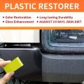 Car Plastic Refurbished Plating Crystal Coating Agent Wax Panel Auto Interior Car Plastic Renovated Coating Retreading Agent. 