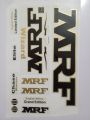 New 3D 2024 MRF Wizard Full King Black & Gold Edition Cricket Bat Sticker For Professional Players. 