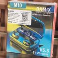 M10 TWS Wireless Earbuds with Bluetooth 5.3, 3500mAh Charging Case - Touch Control. 