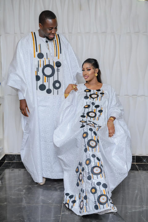 African%20Dresses%20For%20Women%20Bazin%20Riche%20Emboridery%20Design%20Floor%20Length%20With%20Scarf%20Couple%20Design%20-%20Image%203