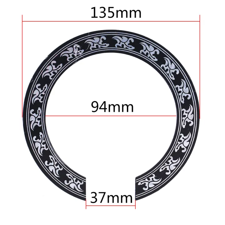 38%2039/40%2041%20inch%20PVC%20Circle%20Sound%20Hole%20Rosette%20Inlay%20Sticker%20for%20Guitars%20Decor%20Black%20+%20Silver%20Sound%20Hole%20Rosette%20Sticker%20-%20Image%204