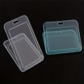 Transparent Two Types Card Women Men Student Bus Card Badge Holder Credit Card Bank ID Card School Supplies. 