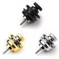 1 Pcs Guitar Strap Lock Heavy Duty Metal Button Security Straplock for Electric Acoustic Guitar Bass Ukulele. 
