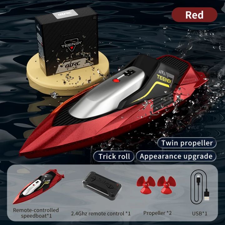 S5%202.4G%20RC%20Boat%20Waterproof%20Dual%20Motor%20High%20Speed%20Racing%20Speedboat%20Model%20Electric%20Radio%20Control%20Outdoor%20Boat%20Summer%20Water%20Pool%20To%20-%20Image%207