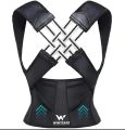 Unisex Magnetic Back Brace Posture Corrector Therapy Shoulder Belt For Lower And Upper Back Pain Relief. 