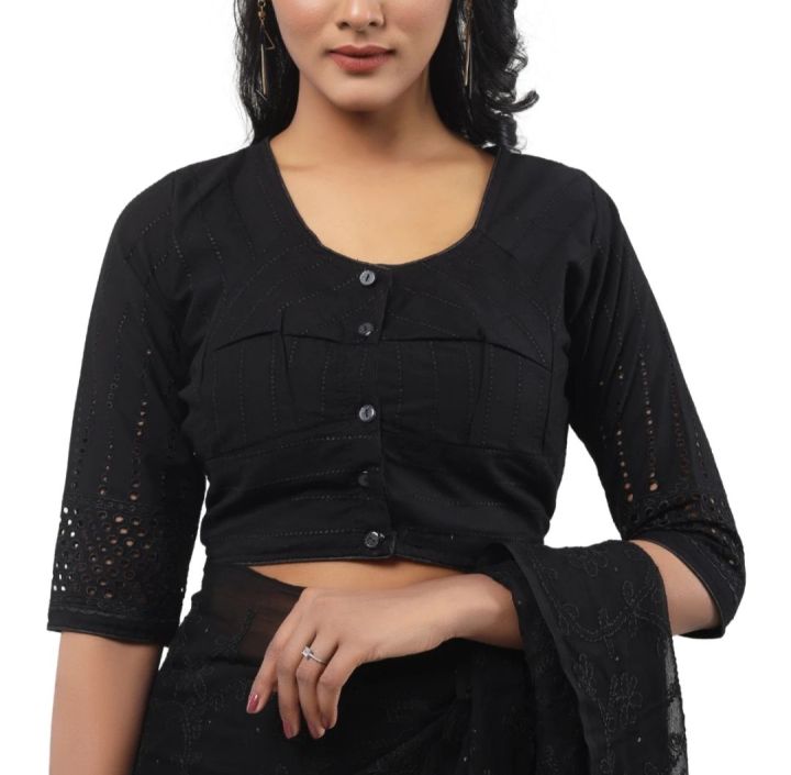 Habuka%203%20querter%20sleeve%20blouse%20for%20Women's%20and%20girls.%20-%20Image%202