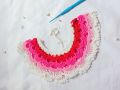 Kushikatar gola Crochet baby neck for any size made by the thread of Nine best for summer baby girls Handmade Fashionable cute Crochet Baby Neck Design dress for girls 1 peices white and Green Colour Kushikatar jamar gola crochet baby neck kushikatar gola. 
