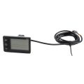 Plug LCD Display S866 Electric Display LCD Meter 24V 36V 48V Electric Scooter Control Panel with Plug.