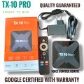 TX10 PRO 8K Android Smart TV Box Dual Band Wifi And Bluetooth 5.0. 